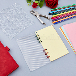 4Pcs 2 Styles Acrylic A6 Blank Binders&nbsp;AJEW-FH0007-69