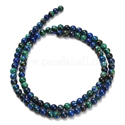 Natural Azurite Beads Strands&nbsp;G-Z110-C02-4mm