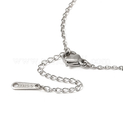 Rotatable Spinner Brass Micro Pave Clear Cubic Zirconia Pendant Necklaces&nbsp;NJEW-K269-06P