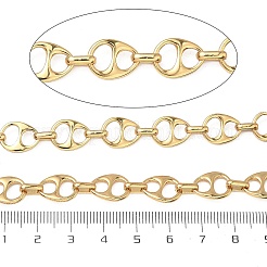 304 Stainless Steel Oval Link Chains&nbsp;CHS-K023-09G
