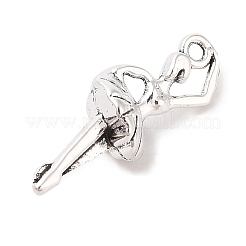 Tibetan Style Alloy Ballerina/Ballet Dancer Pendants&nbsp;X-TIBEP-Q043-162-RS