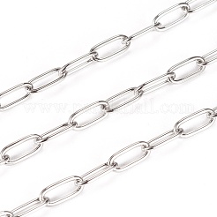 Tarnish Resistant 304 Stainless Steel Paperclip Chains&nbsp;CHS-F010-01D-P