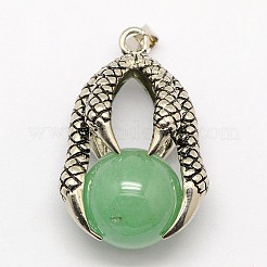 Vintage Natural Bezel Mixed Gemstone Pendants&nbsp;G-M038-03