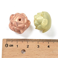 UV Plating & Spray Painted Opaque Acrylic Beads&nbsp;OACR-G047-02