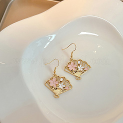 Alloy Enamel Dangle Earrings&nbsp;FS-WG5BF49-01