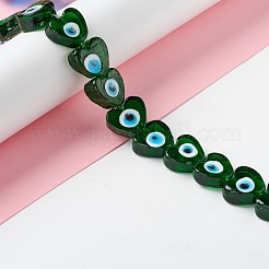 Handmade Evil Eye Lampwork Beads&nbsp;LAMP-F021-02B