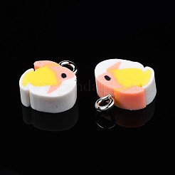 Handmade Polymer Clay Charms&nbsp;CLAY-S096-025