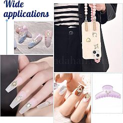 Alloy Rhinestone Cabochons&nbsp;MRMJ-CA0001-37