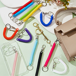 26Pcs 13 Colors Plastic Spring Rope for Mobile Phone Bag Accessories&nbsp;FIND-CP0001-61
