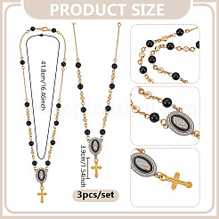 3Pcs Alloy Enamel & Acrylic Pendant Decoration&nbsp;HJEW-NB00280