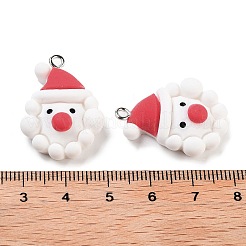 Christmas Theme Opaque Resin Pendants&nbsp;RESI-N039-109