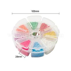 8000Pcs 8 Colors Handmade Polymer Clay Sprinkle Beads&nbsp;CLAY-YW0001-13A