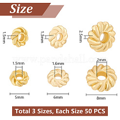 150Pcs 3 Styles Rack Plating Zinc Alloy Spacer Beads&nbsp;FIND-PH0018-81