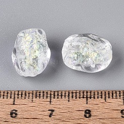 Handmade Foil Glass Beads Strands&nbsp;FOIL-N033-02H
