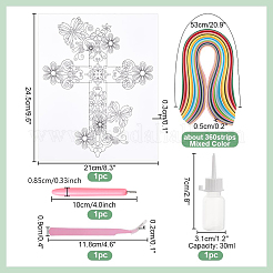 Paper Quiling Supplies Set&nbsp;DIY-PH0022-03D