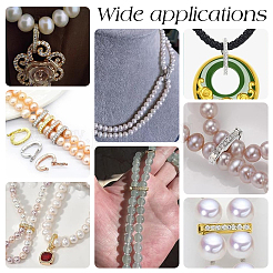 8Pcs 4 Colors Rack Plating Brass Micro Pave Cubic Zirconia Twister Clasps&nbsp;ZIRC-PH0001-45