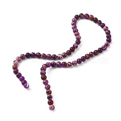 Natural Imperial Jasper Beads Strands&nbsp;G-WH0018-040B