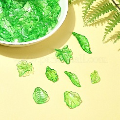 360Pcs 8 Styles Transparent Acrylic Pendants&nbsp;OACR-FS0002-38