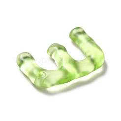 Transparent Resin Alphabet Pendants&nbsp;LS-RESI-C028-02E