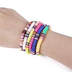 1 Strand Handmade Polymer Clay Beads Strands&nbsp;CLAY-SC0001-32