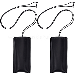 2Pcs Rectangle PU Leather Glasses Storage Bags&nbsp;ABAG-CN0001-75A