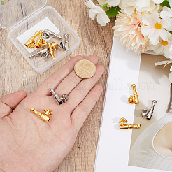 12Pcs 2 Colors Alloy Brooch Findings&nbsp;FIND-GO0004-55