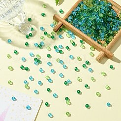 3 Colors Transparent Glass Beads&nbsp;EGLA-TZ0001-01