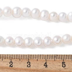 Natural Cultured Freshwater Pearl Beads Strands&nbsp;LS-PEAR-I007-07O-05A