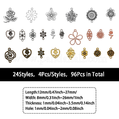 92PCS 23 Style Alloy Pendants&nbsp;PALLOY-CA0002-48