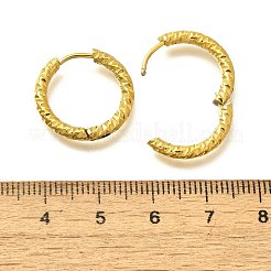 304 Stainless Steel Hoop Earrings for Women&nbsp;EJEW-M068-12A-G