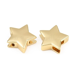 Brass Slide Charms&nbsp;KK-H292-48G-01