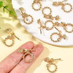 SHEGRACE Brass Toggle Clasps&nbsp;XGRQ5S543-850-G