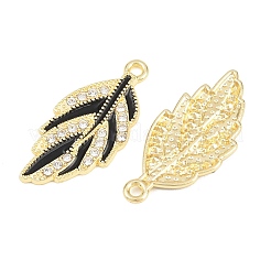 Alloy Black Enamel Pendants&nbsp;FIND-C095-03G