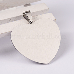 Tarnish Resistant 304 Stainless Steel Stamping Blank Tag Pendants&nbsp;STAS-F100-06