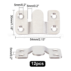 201 Stainless Steel Picture Hangers&nbsp;FIND-WH0040-06