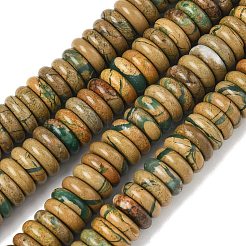 Natural Verdite Stone Beads Strands&nbsp;G-B155-B05-4x10mm