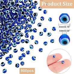 Evil Eye Resin Beads&nbsp;RESI-NB0001-84
