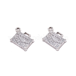 Suitcase Alloy Small Handmade Charms Pendant&nbsp;PALLOY-WH0086-80AS