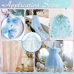 Polyester Mesh Fabrics&nbsp;DIY-WH0622-375A