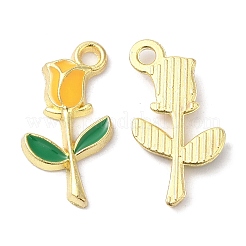 Eco-friendly Alloy Enamel Pendants&nbsp;PALLOY-M212-21G