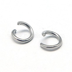 Tarnish Resistant 304 Stainless Steel Jump Rings&nbsp;X-STAS-E043-8x1mm