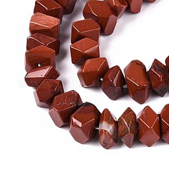 Natural Red Jasper Beads Strands&nbsp;G-N327-05-24