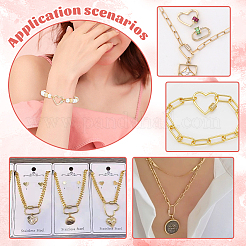 6Pcs 6 Styles Brass Micro Pave Cubic Zirconia Screw Carabiner Lock Charms&nbsp;KK-GA0002-02