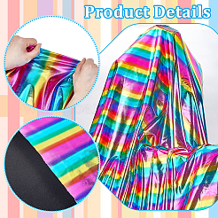 Polyester Spandex Stretch Fabric&nbsp;DIY-WH0589-60A