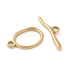 304 Stainless Steel Toggle Clasps&nbsp;STAS-H483-45G
