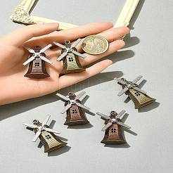 6Pcs 2 Colors Tibetan Style Alloy Pendants&nbsp;FIND-FS0002-56
