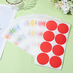 60Pcs 10 Colors PVC Self Adhesive Stickers&nbsp;AJEW-SP0002-45