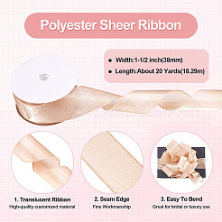 1 Roll 20 Yards Polyester Ribbon&nbsp;OCOR-TA0002-30A