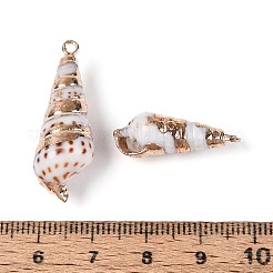 Electroplated Natural Shell Pendants&nbsp;BSHE-T015-10