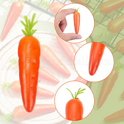 24Pcs LDPE Carrot Display Decorations&nbsp;DJEW-SP0001-62